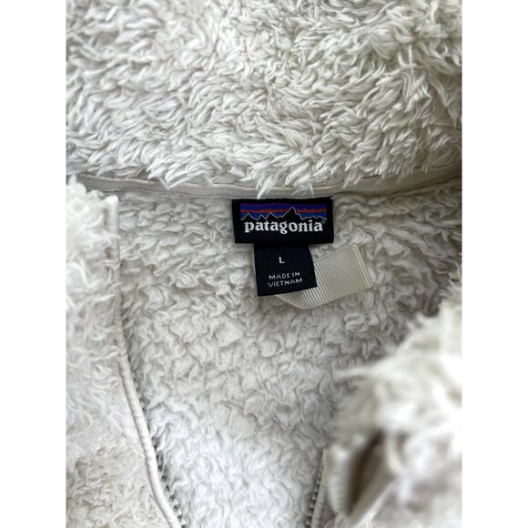 Patagonia Women's Los Gatos 1/4-Zip Dyno White Size L - Picture 4 of 7